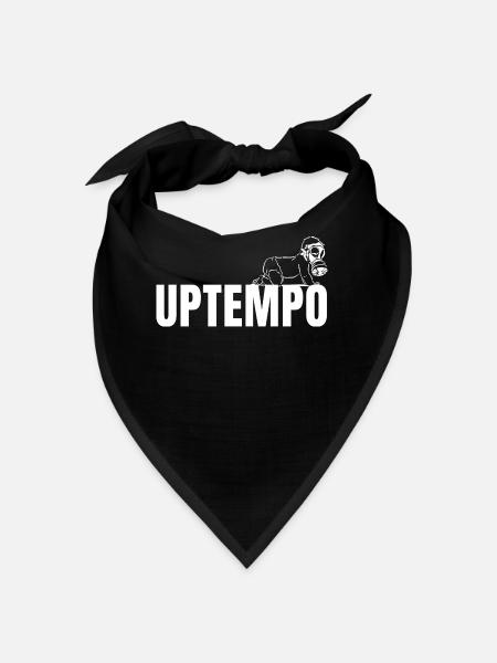 Raver / Rave / Gabber / Speedcore Raver Uptempo - Bandana - red - Front