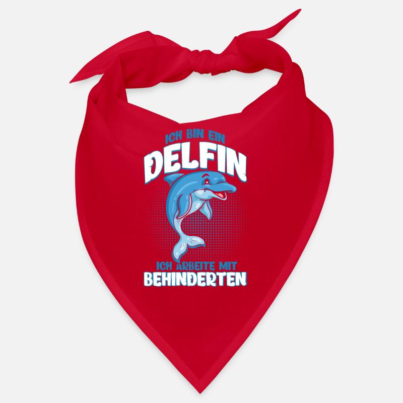 Delfin Behindert Sarkasmus Lustiger Spruch Bandana