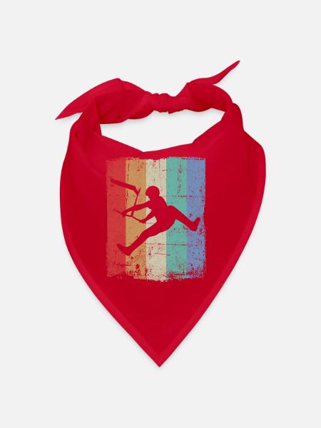 Stuntscooter Scooter Tretroller - Bandana - Rot - Vorne