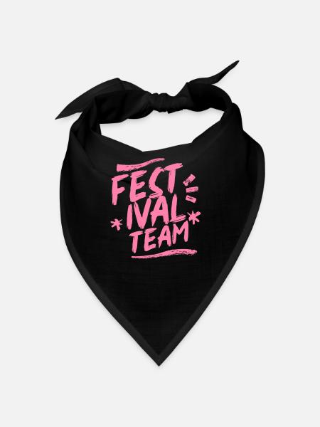Festival Team Festival-goers Festivals Musikfest - Bandana - red - Front