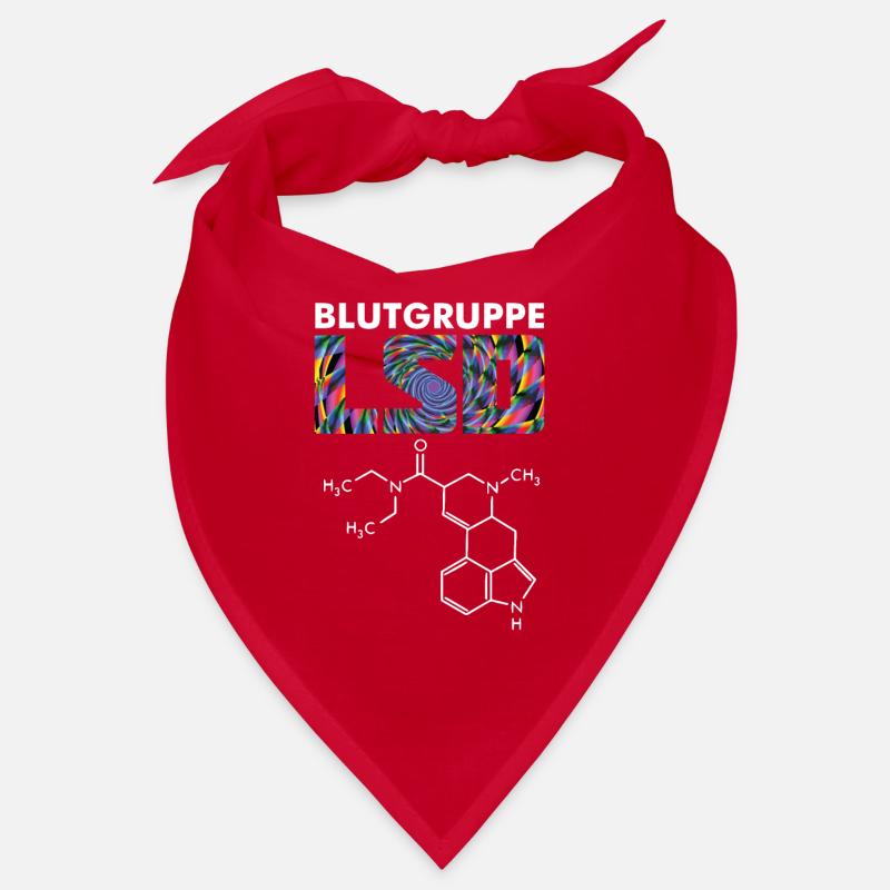 Blutgruppe LSD Strukturformel psychedelisch Bandana