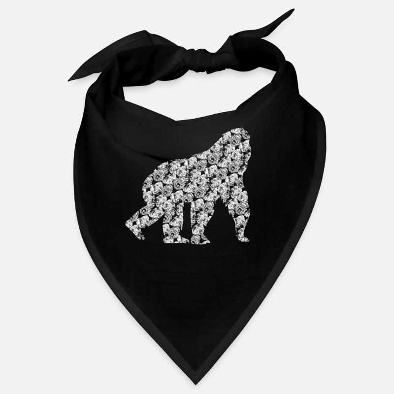 Gorillas Pattern Gorilla Bandana