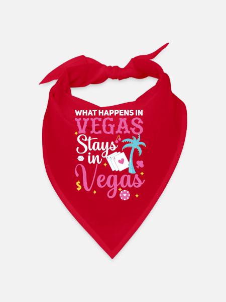 Ce qui se passe à Las Vegas Reste à Las Vegas - Bandana - rouge - Devant