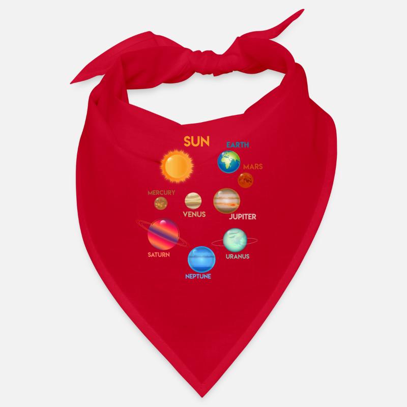 Sonnensystem Planeten Sonne Erde Mars Astrologie Bandana