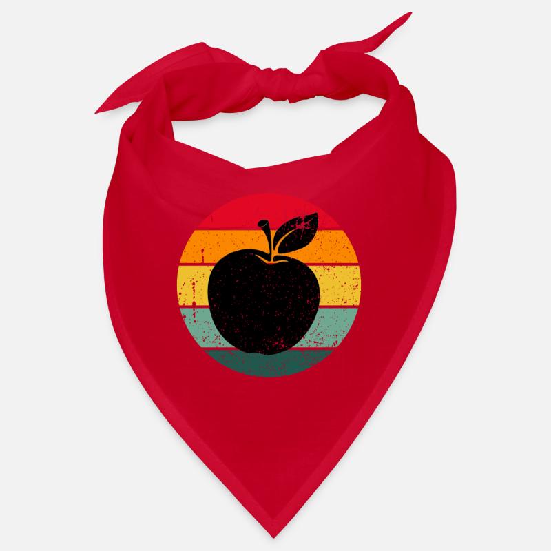 Vintage Retro Apfel Obst Apfelbaum Geschenkidee Bandana