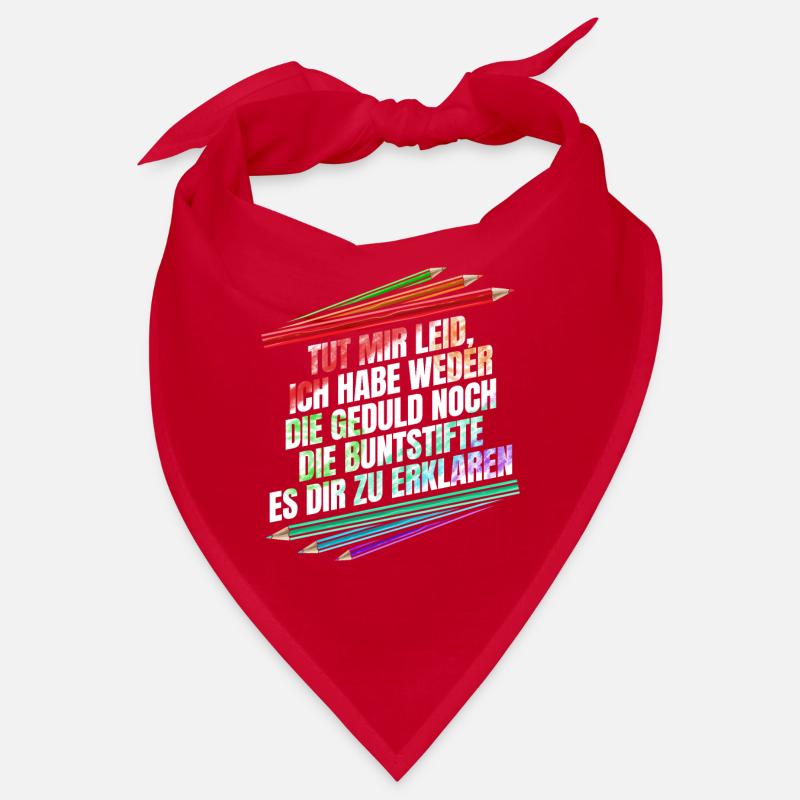 Pas les crayons de couleur pour t’expliquer Bandana