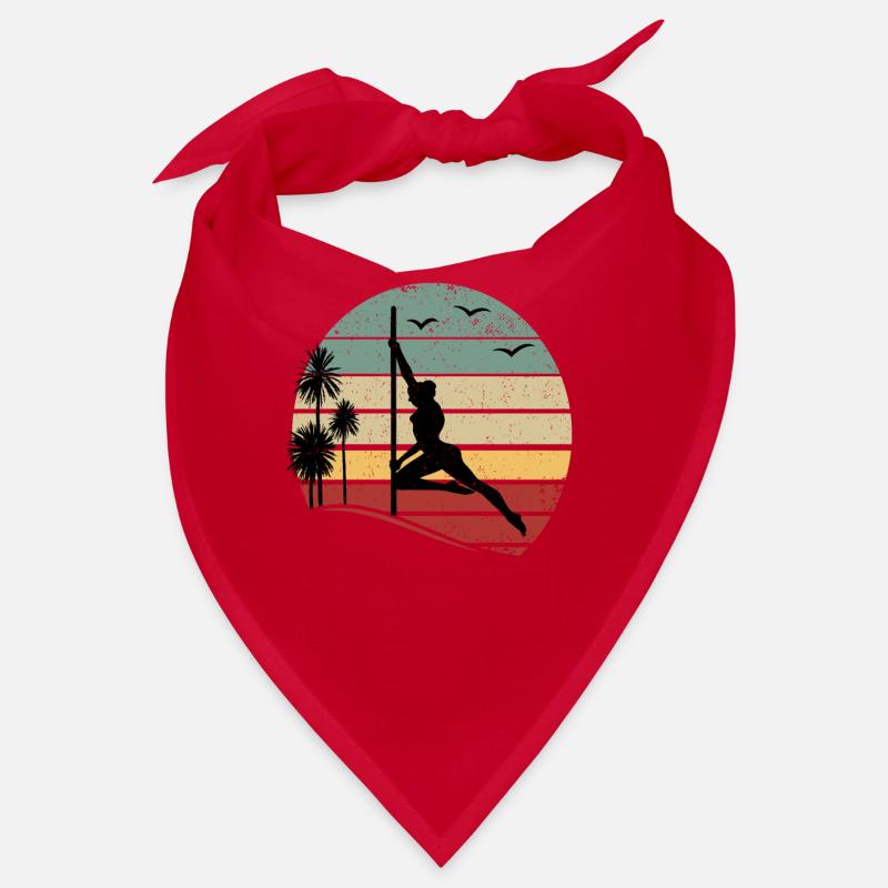 Sunset Pole Dance Pole Dancing Retro Pole Dance Bandana