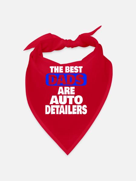 Mobile Auto Detailing Auto Detailing Car Detailer - Bandana - red - Front