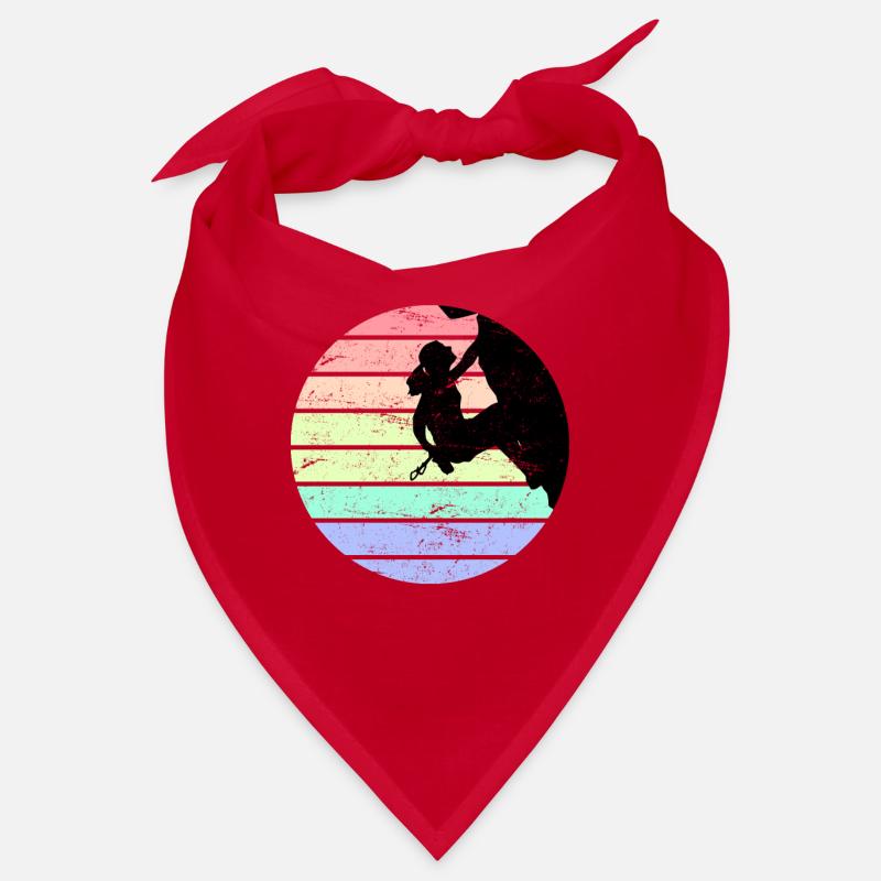 Felsklettern Freiklettern Boulder Vintage Bandana