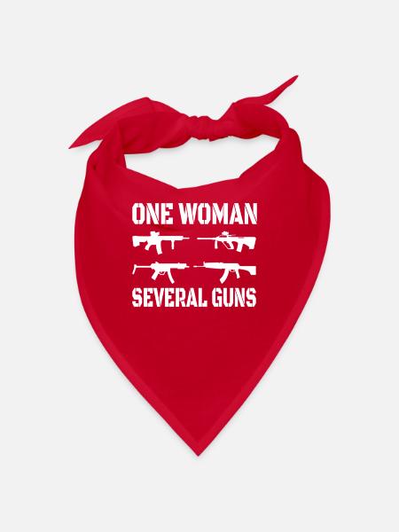 GUN RIGHTS / GUN LOVER / 2ND AMENDMENT GIFT IDEA - Bandana - red - Front