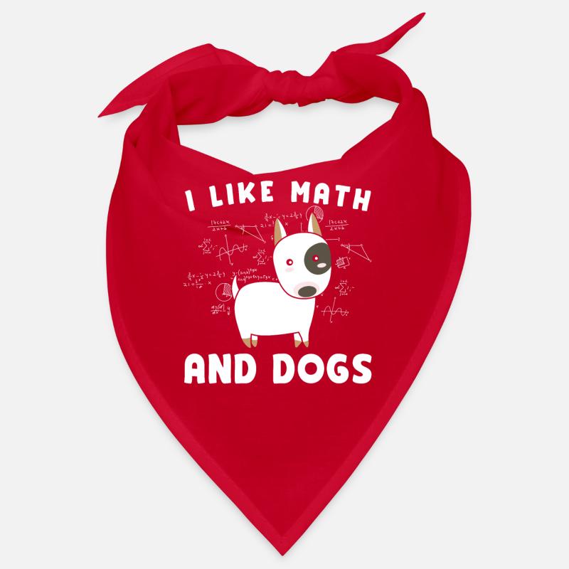 Ich Liebe Mathe Und Hunde Mathematik Bandana