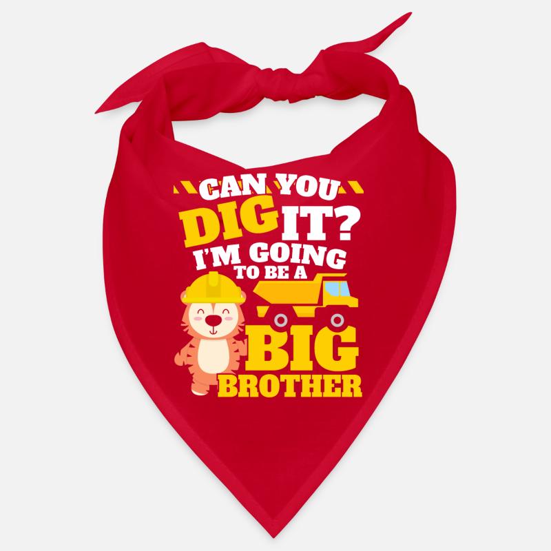 Big brother I will be a construction vehicle Bandana
