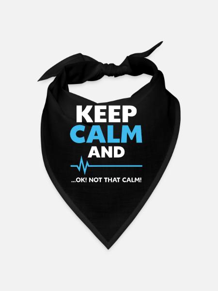 Funny rescue service saying paramedic - Bandana - black - Front