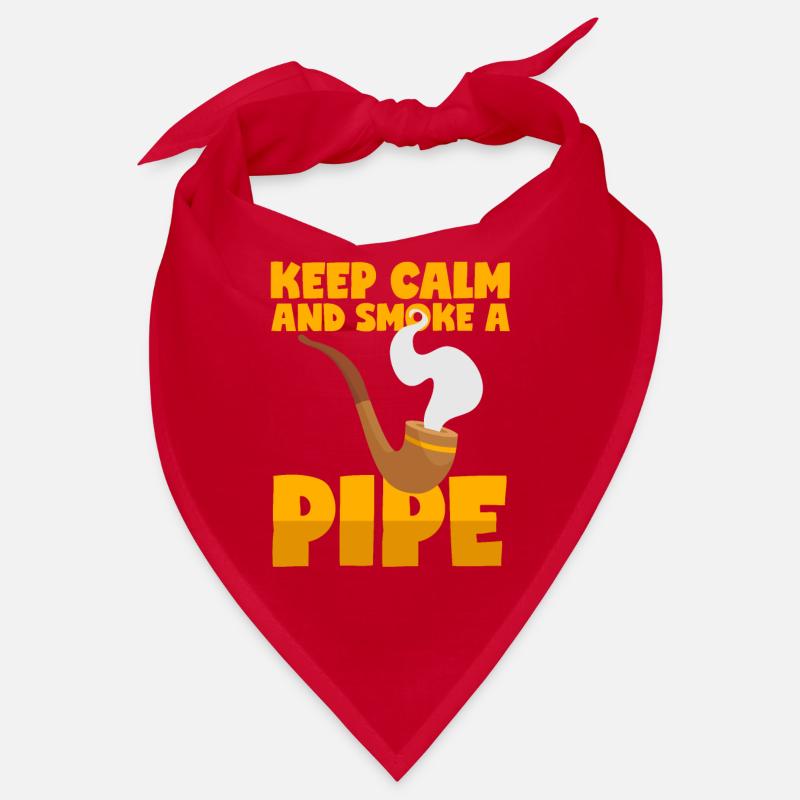 Pfeife rauchen Spruch Bandana