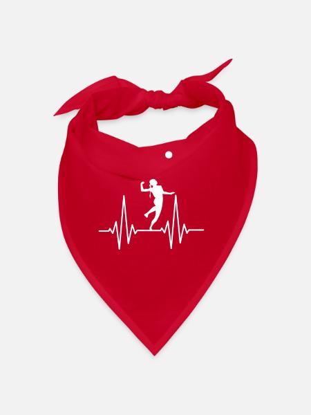Fistball Fistball Joueurs Fistball Joueurs - Bandana - rouge - Devant