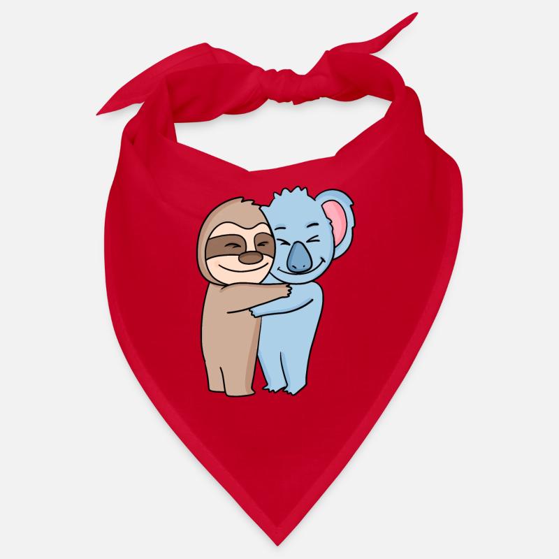 Sloth and koala cuddle cute animals Bandana