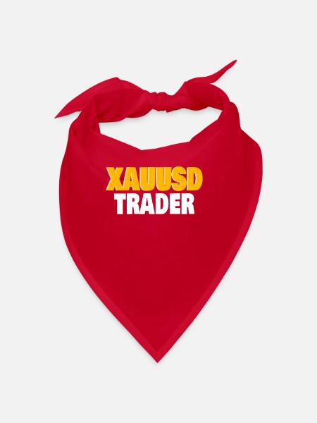Gold Trader Forex Trader XAUUSD Trader - Bandana - rouge - Devant