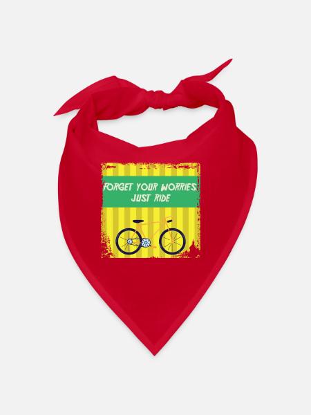 Bicyclette - Bandana - rouge - Devant