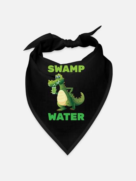 Alligator - Bandana - black - Front