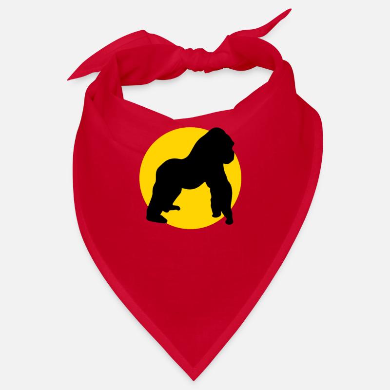 gorilla and moon Bandana