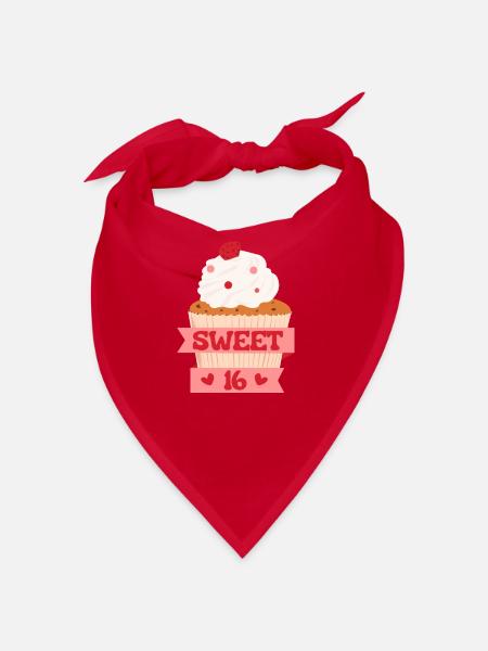 Doux 16 - Bandana - rouge - Devant