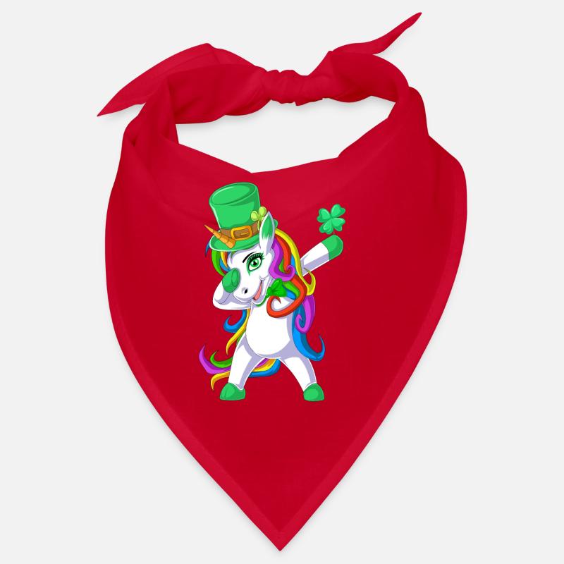 Dabbing Einhorn St Patricks Tag Bandana
