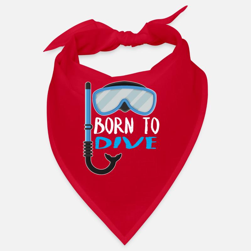 Born To Dive Scuba Diving Diver Bandana