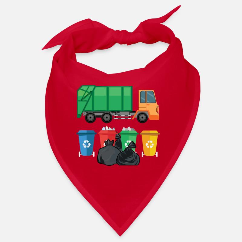 Müllwagen Recyceln Wiederverwenden Planet Save Bandana