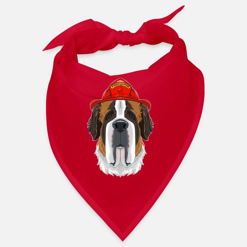 Firefighter Saint Bernard Canine Handler I Bandana