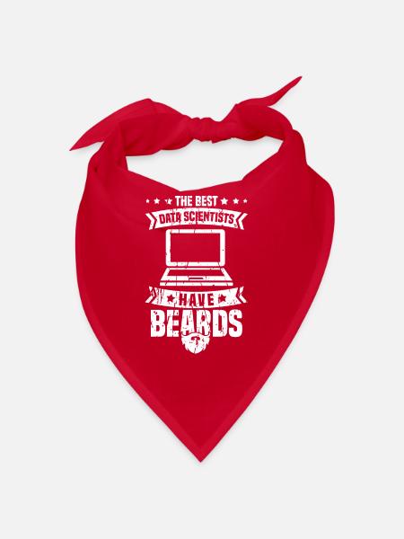 Big Data Science Engineer Scientist Analyst - Bandana - red - Front