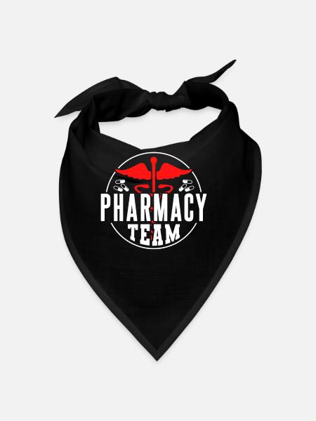 Pharmacies Team Pharmacy Pharmacist Pharmacist - Bandana - black - Front