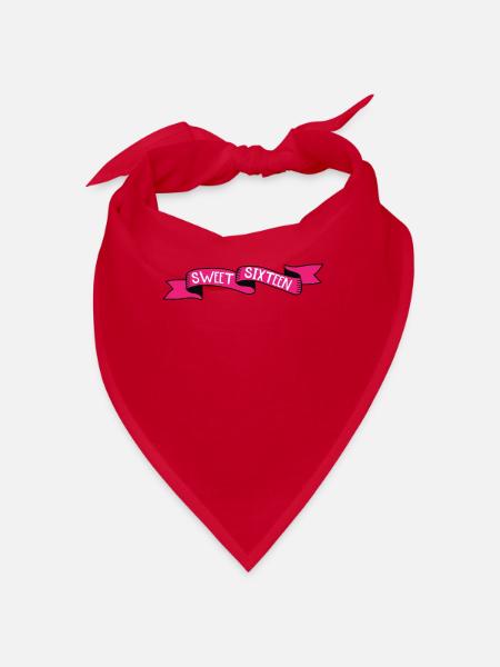 Doux 16 - Bandana - rouge - Devant