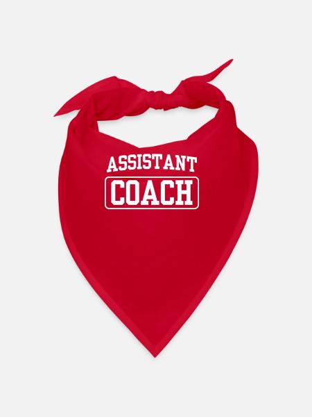 Assistant Trainer Coach Assistant Trainer Assistant - Bandana - red - Front