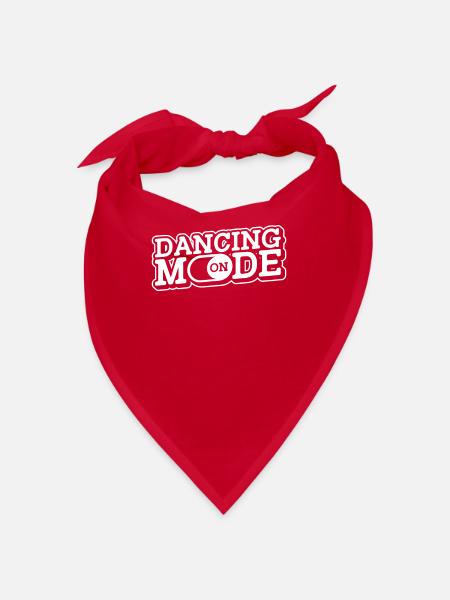 Tanzen Tänzer Tanz - Bandana - Rot - Vorne