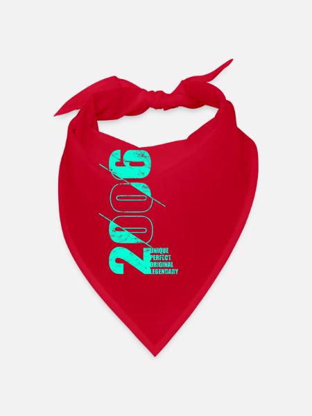 Legendary Original - Vintage 2006 - Birthday - Bandana - red - Front