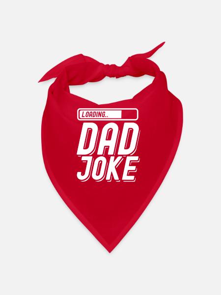 Download Dad Joke Papa Father Jokes Jokes - Bandana - red - Front