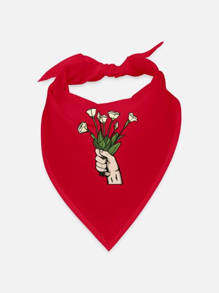 Florist Floristry - Bandana - red - Front