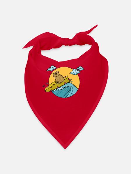 Capybara capybara rongeur - Bandana - rouge