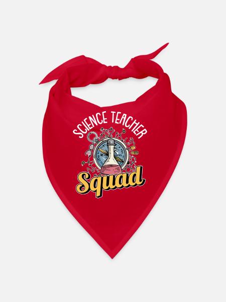 Science Scientist - Bandana - red - Front