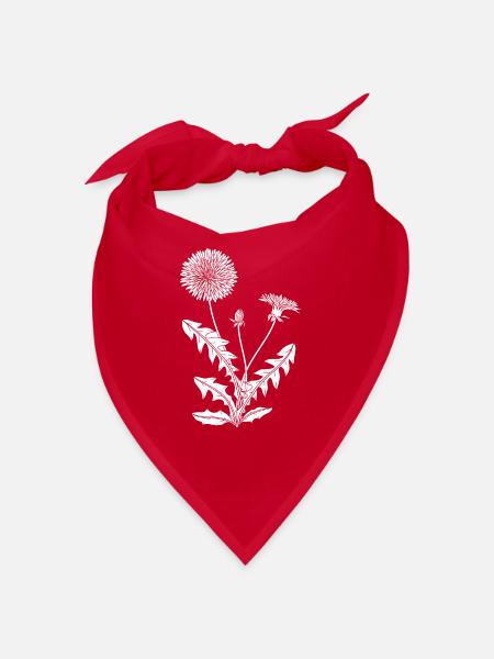 Wildblumen - Bandana - Rot