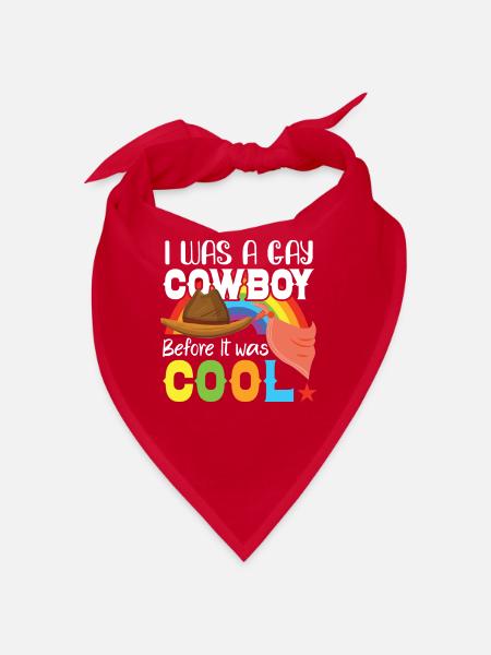 Cowboy Barn Bull Rider Rodeo Country Western - Bandana - rouge - Devant