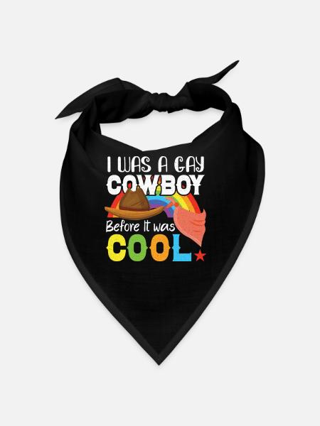 Cowboy Barn Bull Rider Rodeo Country Western - Bandana - noir - Devant