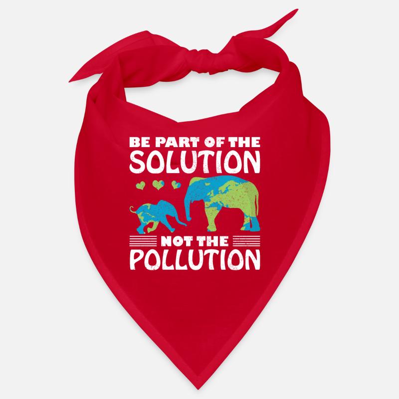 Earth Day Elephant Saying Environment Climate Gift Idea Bandana