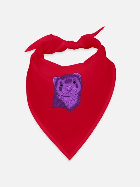 Furet - Bandana - rouge - Devant