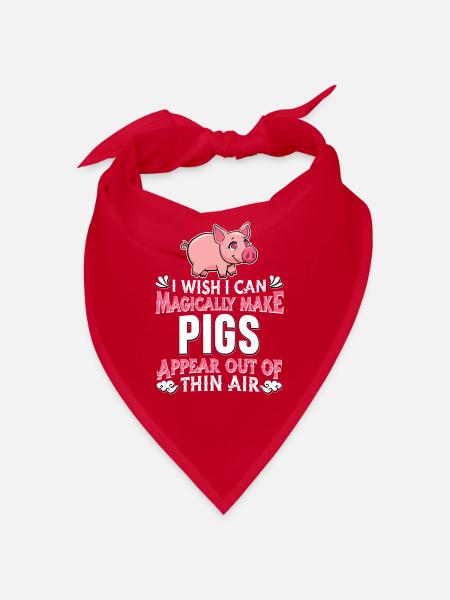 Éleveur de porcs Éleveur de porcs Éleveur de porcs - Bandana - rouge - Devant