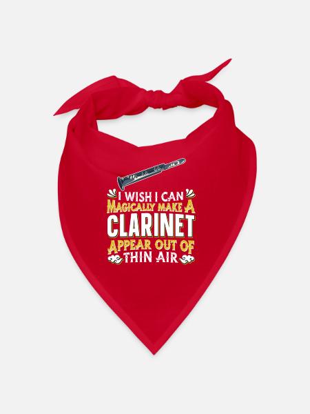 Clarinet Clarinet - Bandana - red - Front