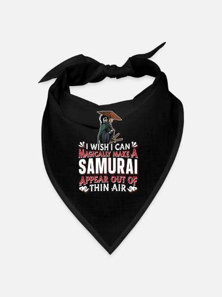Samouraï - Bandana - noir - Devant