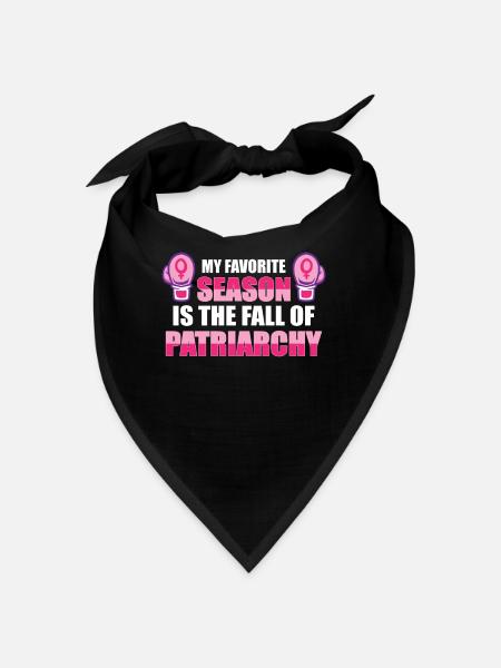 Féminisme Empowerment Pro-choix Pro Avortement - Bandana - noir - Devant