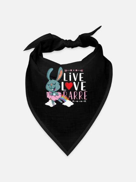 Ballet Ballerina Dance Dancer Dancing Ballet Gift - Bandana - black - Front