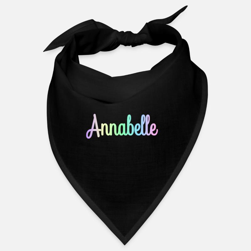 ANNABELLE Rainbow Cursive Minimaliste Bandana